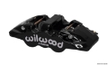 Picture of Wilwood Caliper-Aero4-L-H - Black 1-62-1-38in Pistons 1-25in Disc