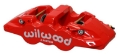 Picture of Wilwood Caliper-Aero4-R-H - Red 1-62-1-38in Pistons 1-25in Disc