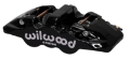 Picture of Wilwood Caliper-Aero4-R-H - Black 1-62-1-38in Pistons 1-25in Disc