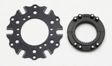 Picture of Wilwood Hub Kit-Splined Midget Axle Clamp-Dynamic 6 x 5-50 BC w- T-Nuts GEN II