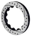 Picture of Wilwood Rotor-SV-SRP72 Iron-LH-Drill-BLK 14-00 x 1-25 - 12 on 8-25in