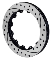 Picture of Wilwood Rotor-SRP48 SPC-37-LH-BLK-Drill 12-44 x 1-19 - 12 on 7-00in