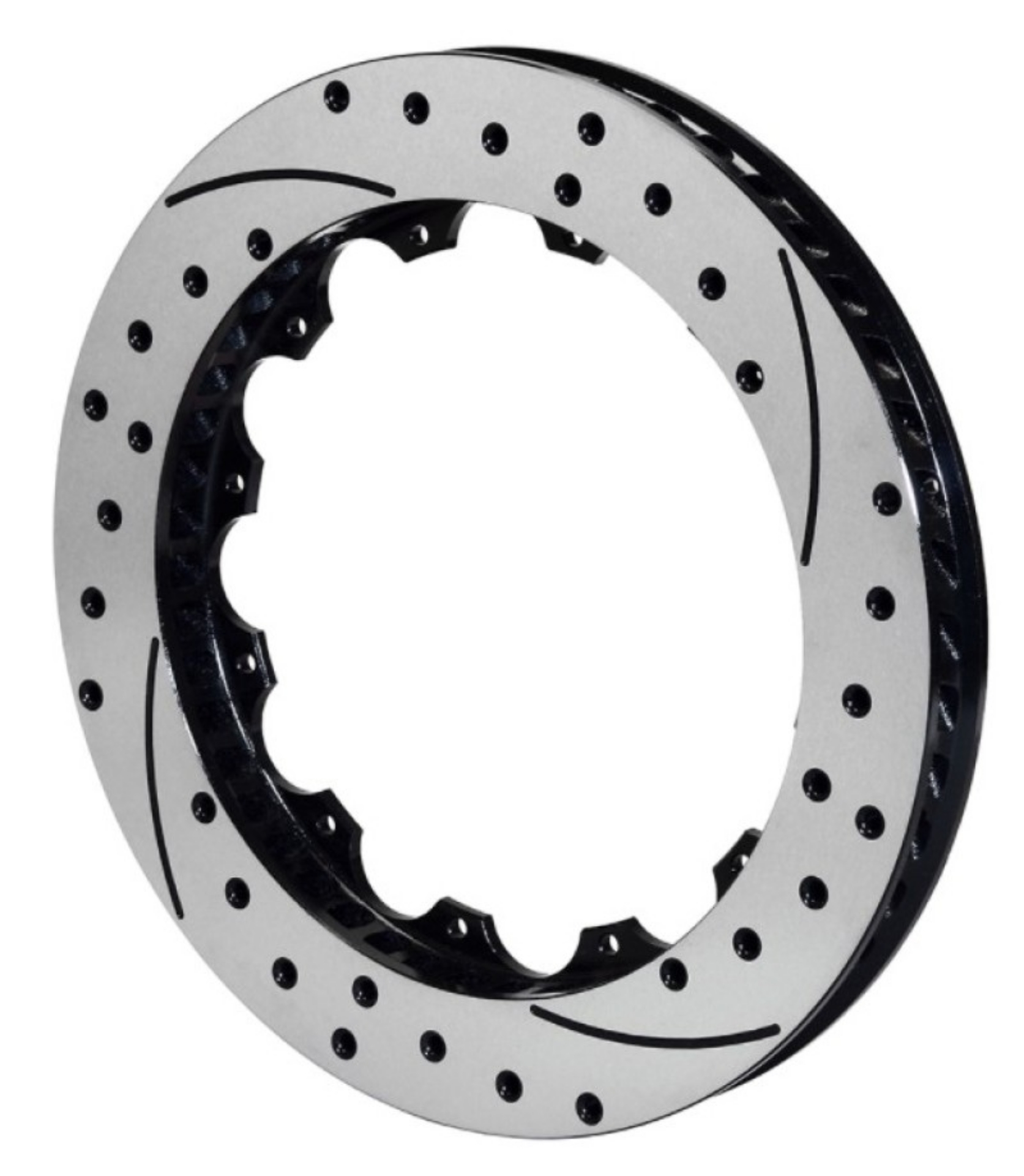 Picture of Wilwood Rotor-SRP48 SPC-37-LH-BLK-Drill 12-44 x 1-19 - 12 on 7-00in