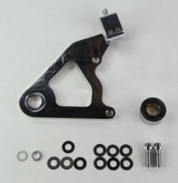 Picture of Wilwood Caliper Mounting Kit Polished w-Bracket GP310 2000-Present Softail