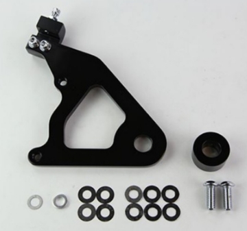 Picture of Wilwood Caliper Mounting Kit Black w-Bracket GP310 2000-Present Softail