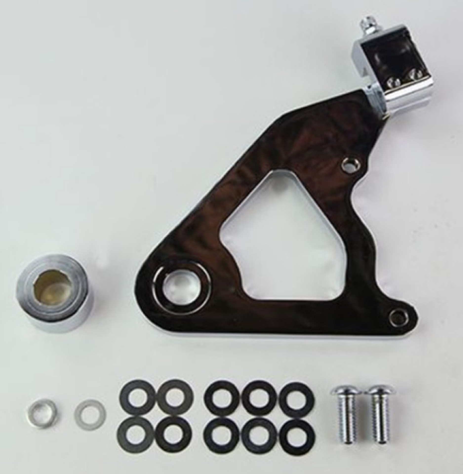 Picture of Wilwood Caliper Mounting Kit Chrome w-Bracket GP310 2000-Present Softail