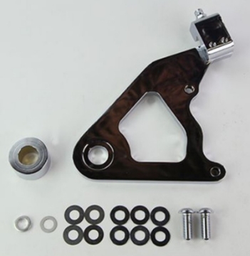 Picture of Wilwood Caliper Mounting Kit Chrome w-Bracket GP310 2000-Present Softail