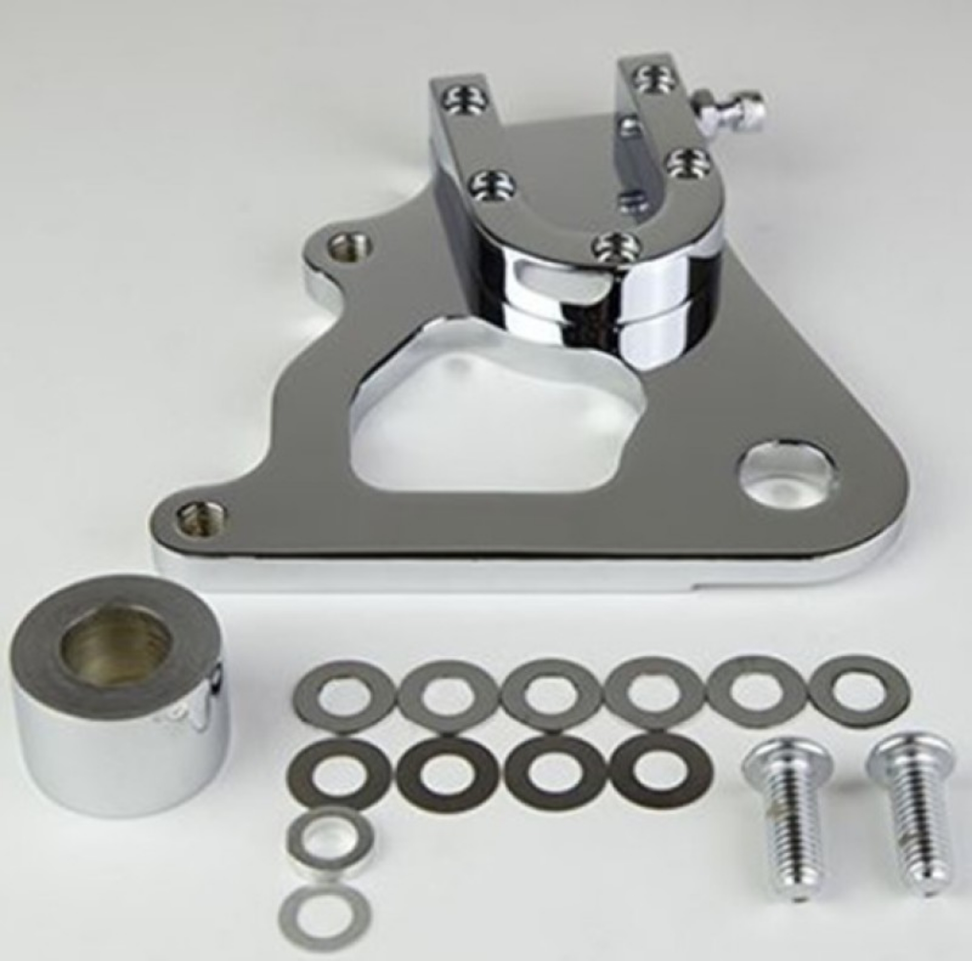 Picture of Wilwood Caliper Mounting Kit Chrome w-Bracket GP310 1984-99 Dyna