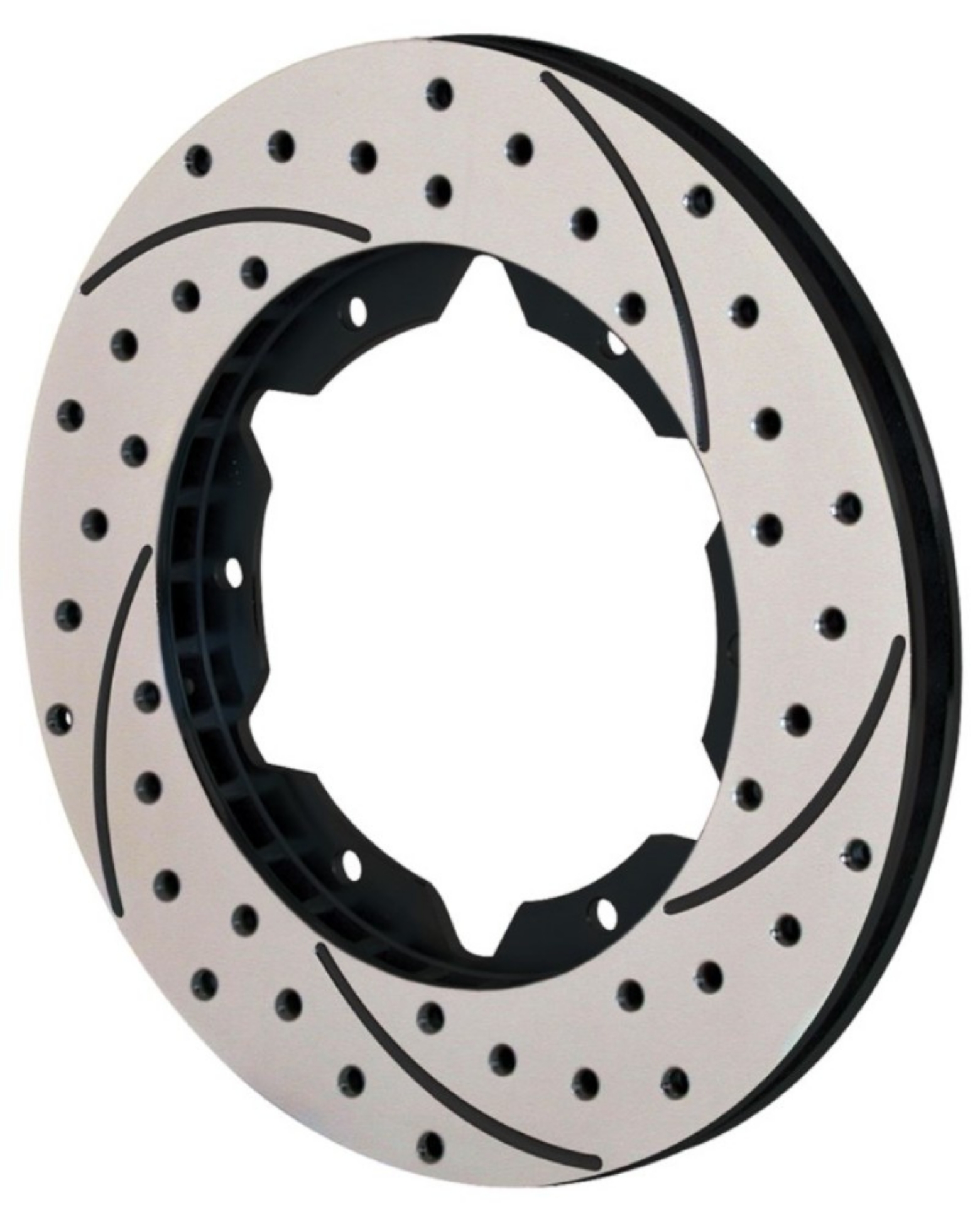 Picture of Wilwood Rotor-UL30 Iron LH-SRP Drill-BLK 10-50 x -810 - 6 on 5-50in