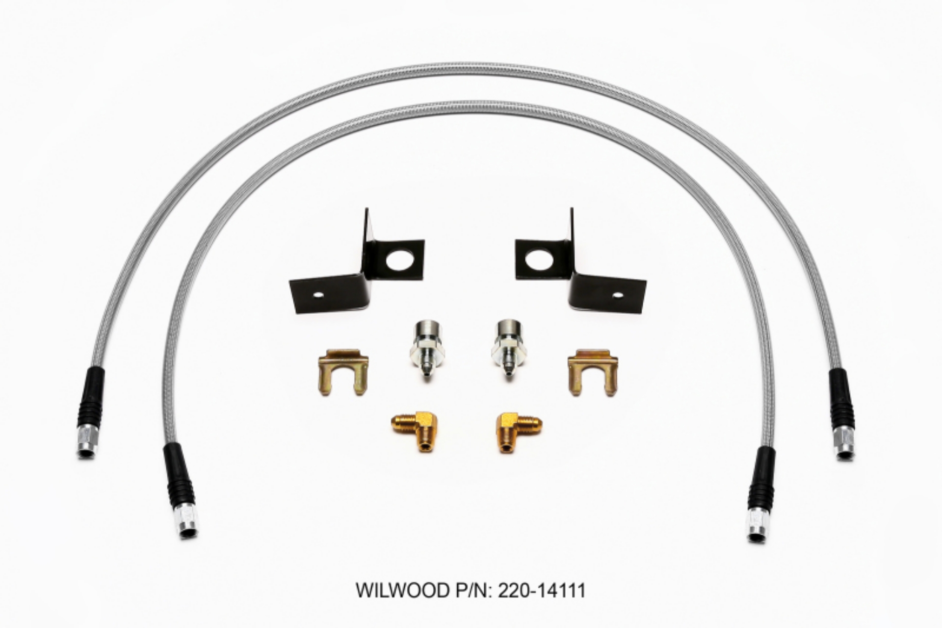 Picture of Wilwood Flexline Kit 30 inch -3 3-8-24 IF 1-8 NPT 90 Degree