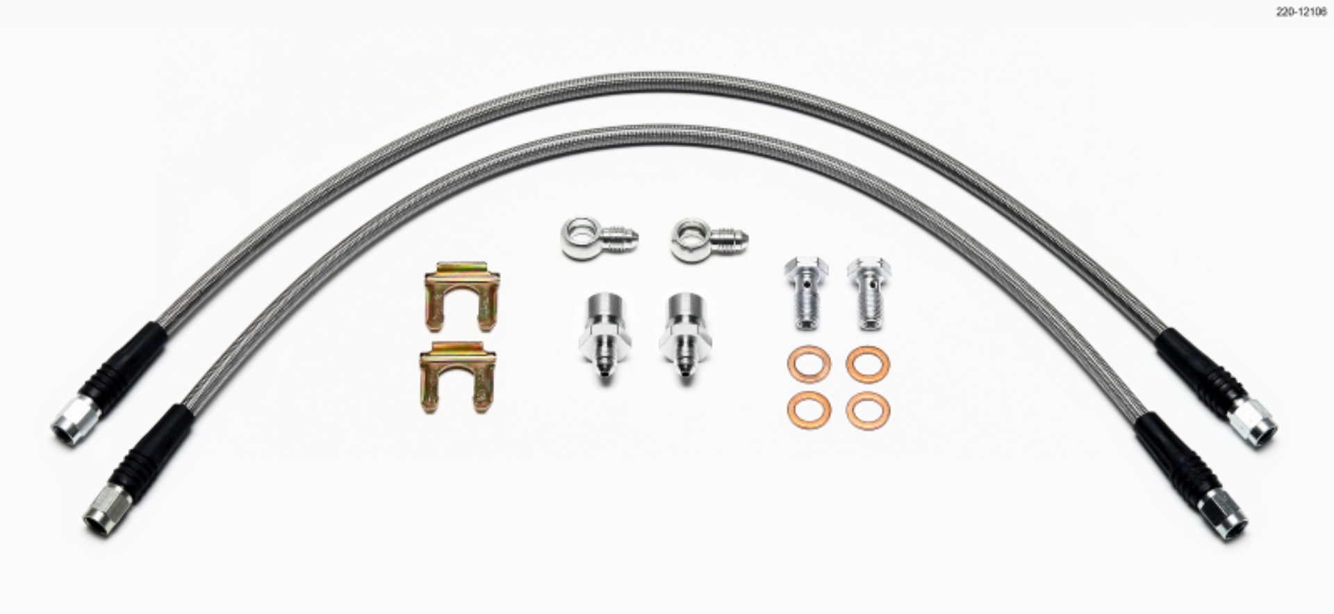 Picture of Wilwood Flexline Kit D52 Caliper 22in w- Banjo 10mm -3-8-24 Chassis