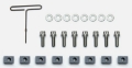 Picture of Wilwood Rotor Bolt Kit - Dynamic Rear 8 Bolt with T-Nut Tool