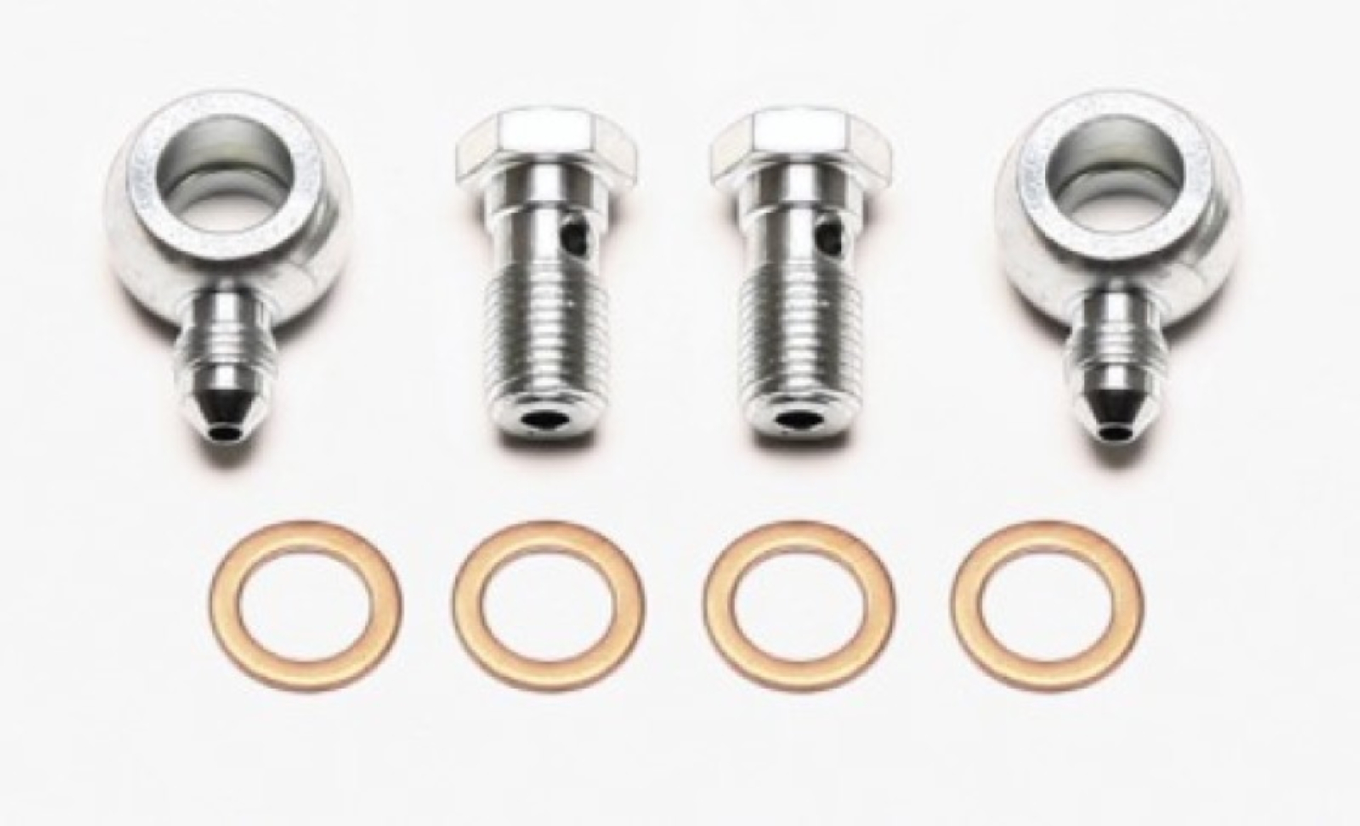 Picture of Wilwood Banjo Fitting Kit -3 male to 7-16 Banjo Bolts & Crush Washers 2 qty