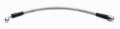 Picture of Wilwood 13in OAL Flexline -3 Hose to 45 Deg- Block M10 x 1-00 Bubble Flare
