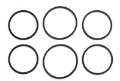 Picture of Wilwood O-Ring Kit - 1-88-1-62-1-62in Square Seal - 6 pk