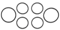Picture of Wilwood O-Ring Kit - 1-75in-1-38-1-38in Square Seal - 6 pk
