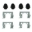 Picture of Centric 98-09 GMC W4500 Forward Front Disc Brake Hardware Kit