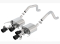Picture of Borla 2015+ Chevy Corvette C7 Z06 6-2L Axle Back ATAK Exhaust Black Quad Tips w-o AFM w- NPP