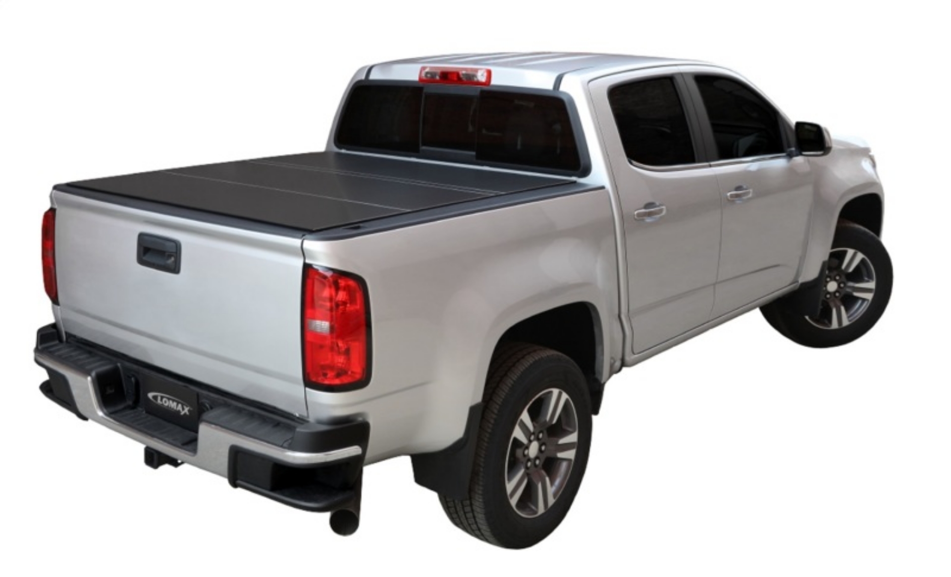 Picture of Access LOMAX Tri-Fold Cover 07-19 Toyota Tundra  - 6ft 6in Bed w- Deck Rail - Matte Black