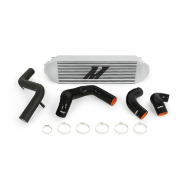 Picture of Mishimoto 2013+ Ford Focus ST Silver Intercooler w- Black Pipes