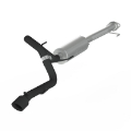 Picture of MBRP 10-18 Toyota 4 Runner BLK 4in O-D Tip Single Rear Exit 2-5in Cat Back Exhaust