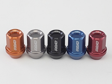 Picture of Rays Dura-Nut L32 Straight Type 12x1-25 Lug Nut Set 16 Lug 4 Lock Set - Red