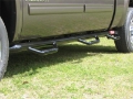 Picture of N-Fab Nerf Step 04-06 Chevy-GMC 1500 Crew Cab 5-7ft Bed - Gloss Black - Bed Access - 3in