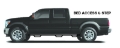 Picture of N-Fab Nerf Step 09-15-5 Dodge Ram 1500 Quad Cab 6-4ft Bed - Gloss Black - Bed Access - 3in