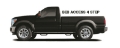 Picture of N-Fab Nerf Step 09-17 Dodge Ram 1500-2500-3500 Regular Cab 8ft Bed - Gloss Black - Bed Access - 3in