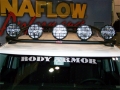 Picture of N-Fab Roof Mounts 42535 Toyota FJ Cruiser - Tex- Black - Front