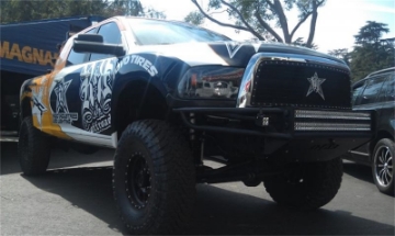 Picture of N-Fab RSP Front Bumper 02-08 Dodge Ram 1500 - Gloss Black - Direct Fit LED