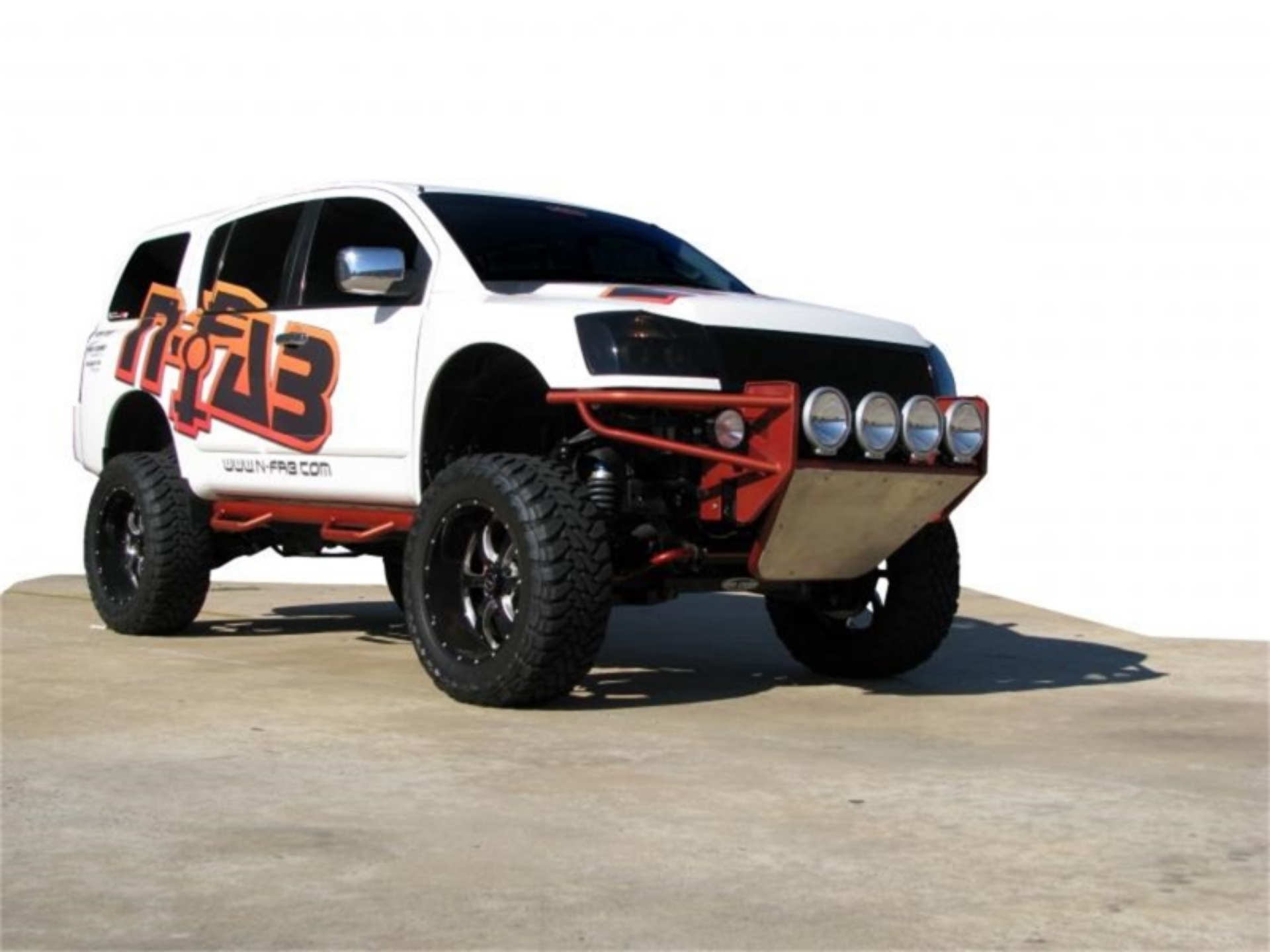 Picture of N-Fab RSP Front Bumper 04-15 Nissan Titan-Armada - Tex- Black - Multi-Mount
