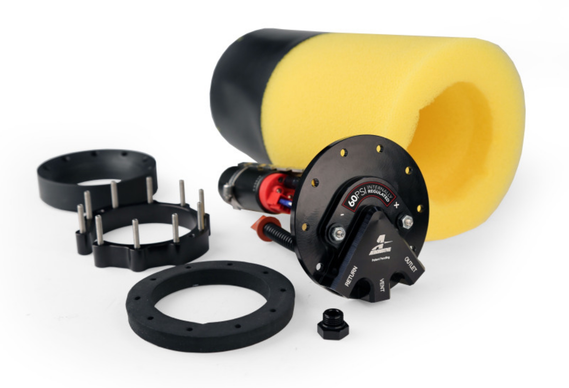 Picture of Aeromotive Fuel Pump - Universal - EFI Returnless Phantom - 60psi - 6-10in Depth