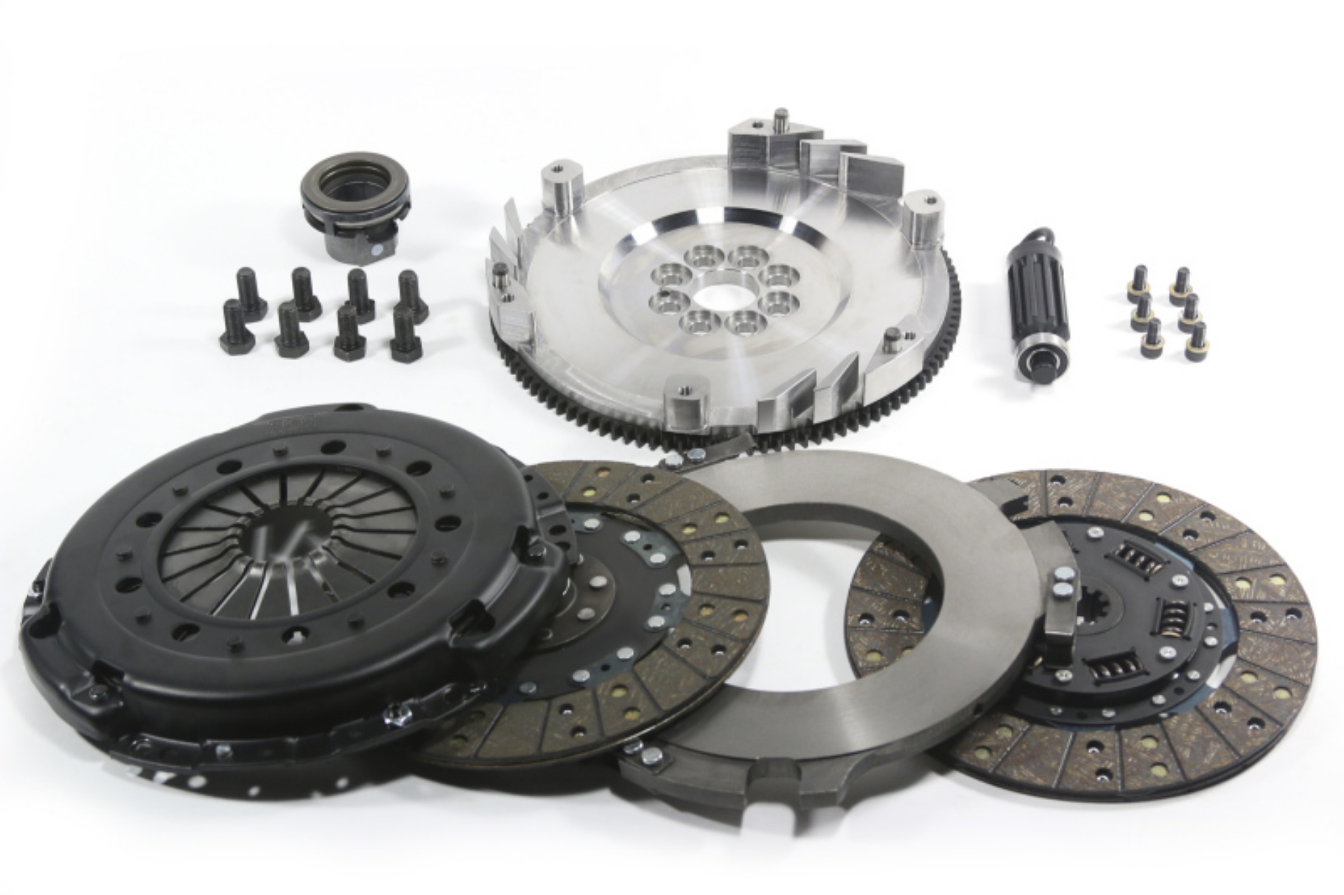 Picture of DKM Clutch BMW E46 M3 MS Twin Disc Clutch Kit w-Steel Flywheel 660 ft-lbs Torque