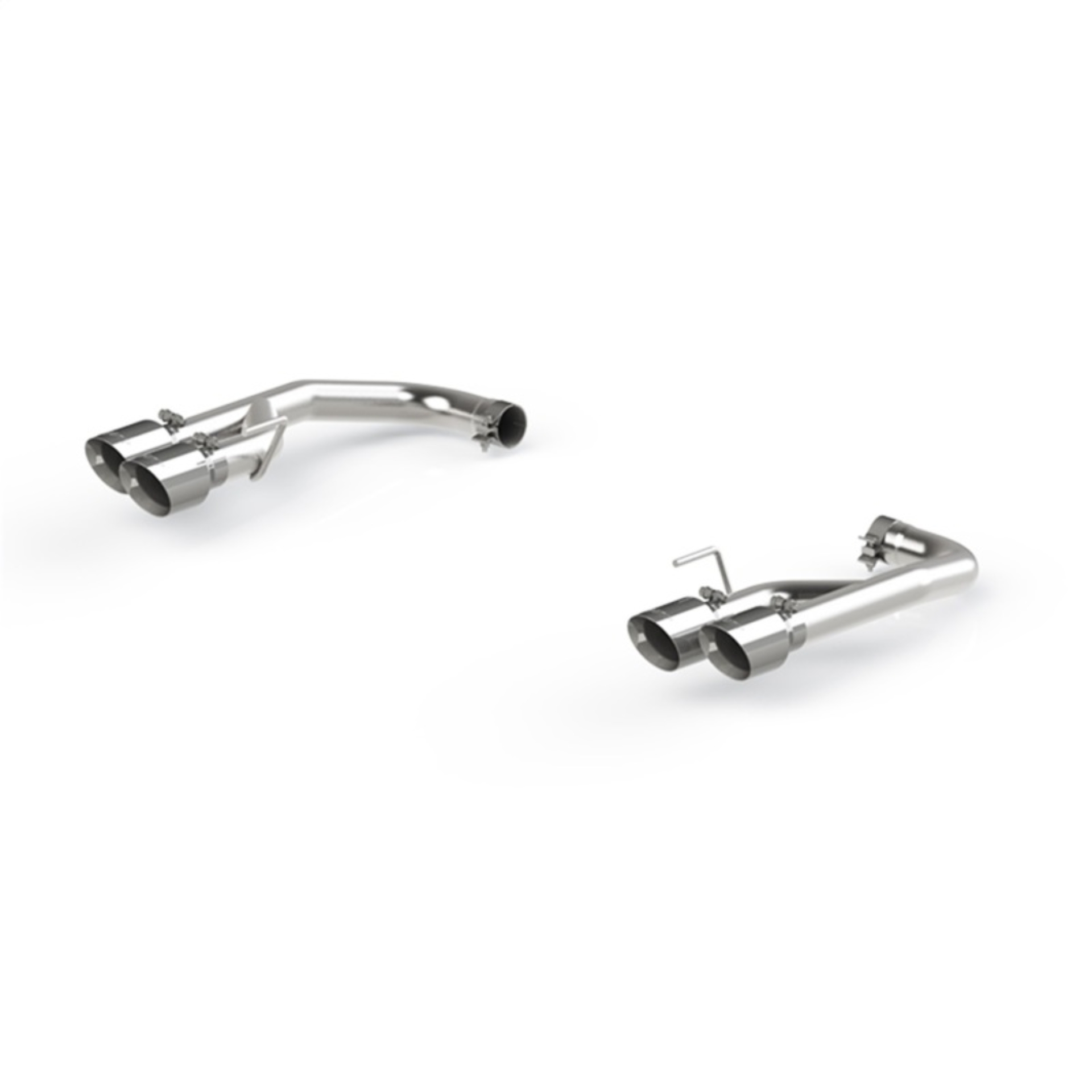 Picture of MBRP 18-20 Ford Mustang GT 2-5in T304 Non Active Dual Axle Back Exhaust System - 4in Dual Wall Tips
