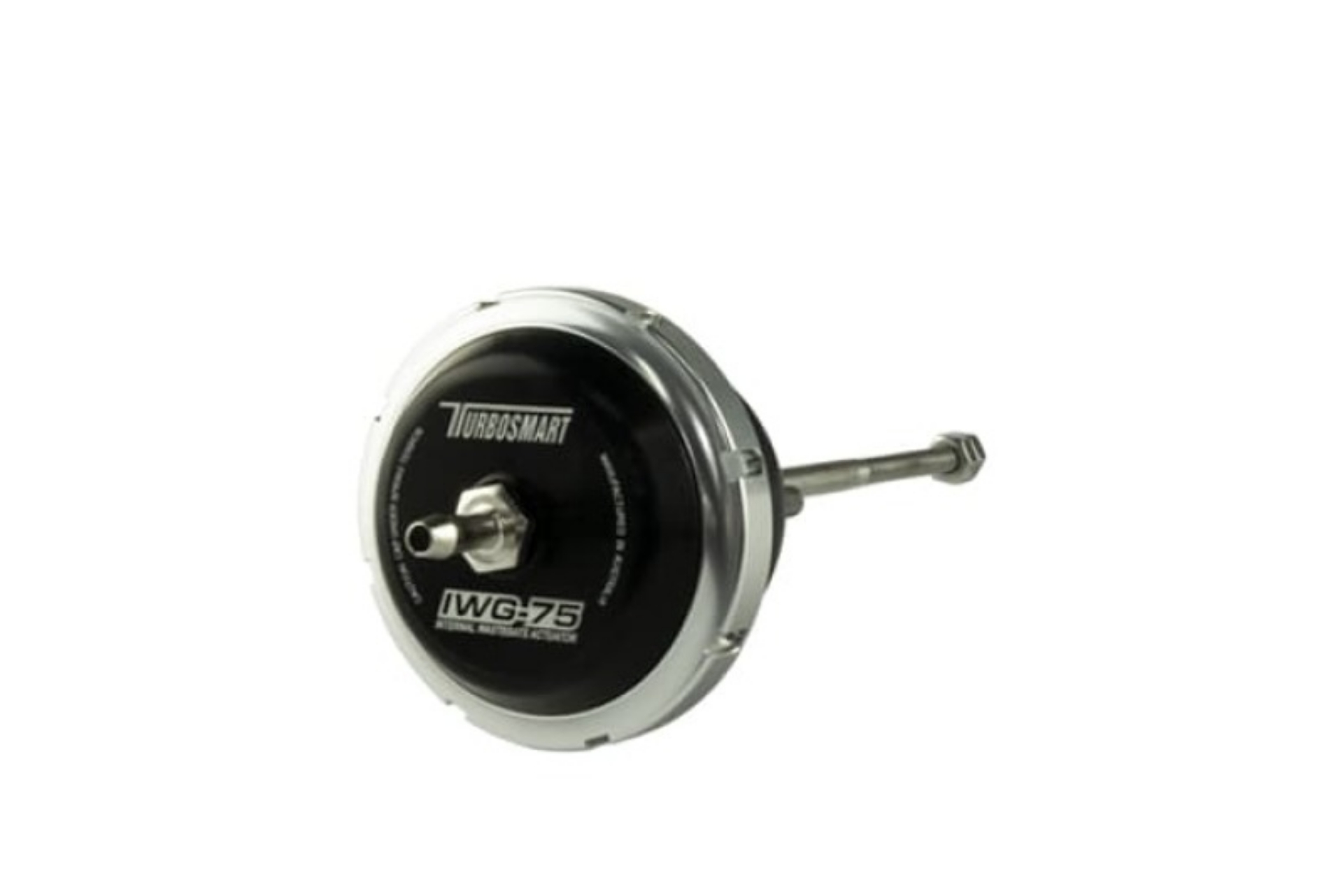 Picture of Turbosmart IWG75 Universal M6 140mm Rod 10 PSI Black Internal Wastegate Actuator