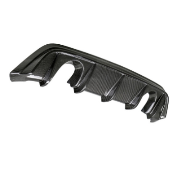 Picture of Seibon 15-16 Ford Focus OE-Style Carbon Fiber Rear Bumper Lip