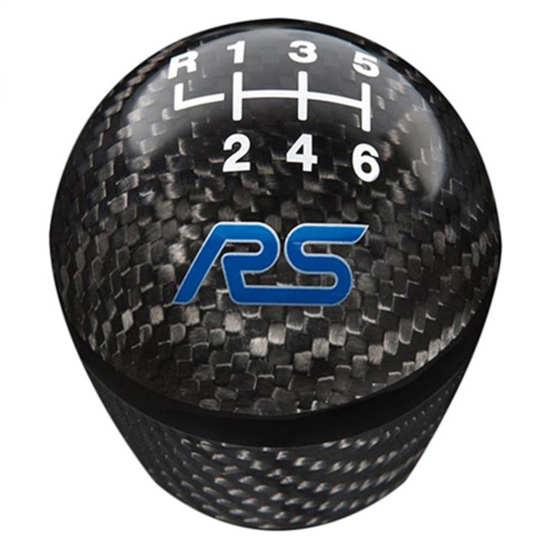 Picture of Ford Racing Focus RS Black Carbon Fiber Shift Knob 6 Speed