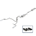 Picture of Ford Racing 15-18 F-150 5-0L Cat-Back Touring Exhaust System - Rear Exit Chrome Tips