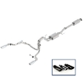 Picture of Ford Racing 15-18 F-150 5-0L Cat-Back Touring Exhaust System - Rear Exit Chrome Tips