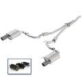 Picture of Ford Racing 18+ Mustang 2-3L EcoBoost Cat-Back Sport Exhaust System w-Carbon Fiber Tips