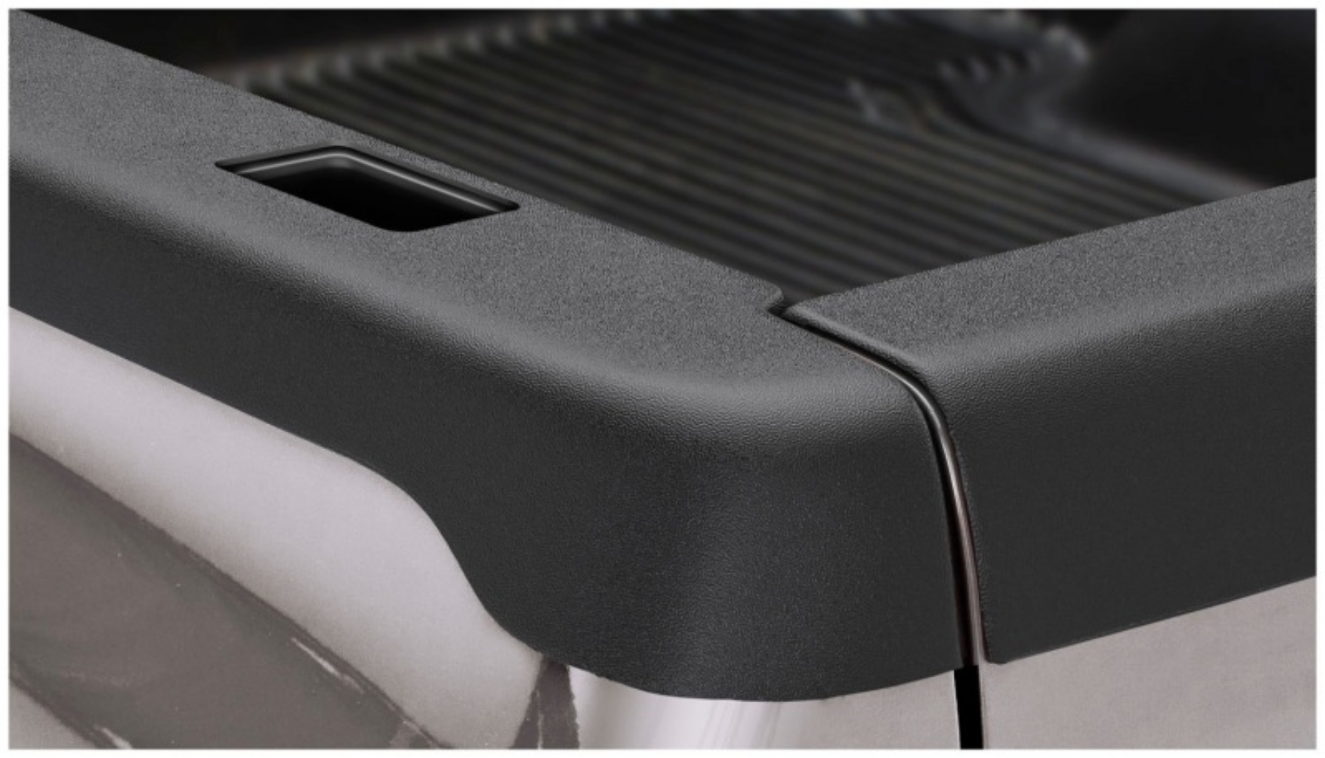 Picture of Bushwacker 97-01 Dodge Ram 1500 Fleetside Bed Rail Caps 78-0in Bed - Black