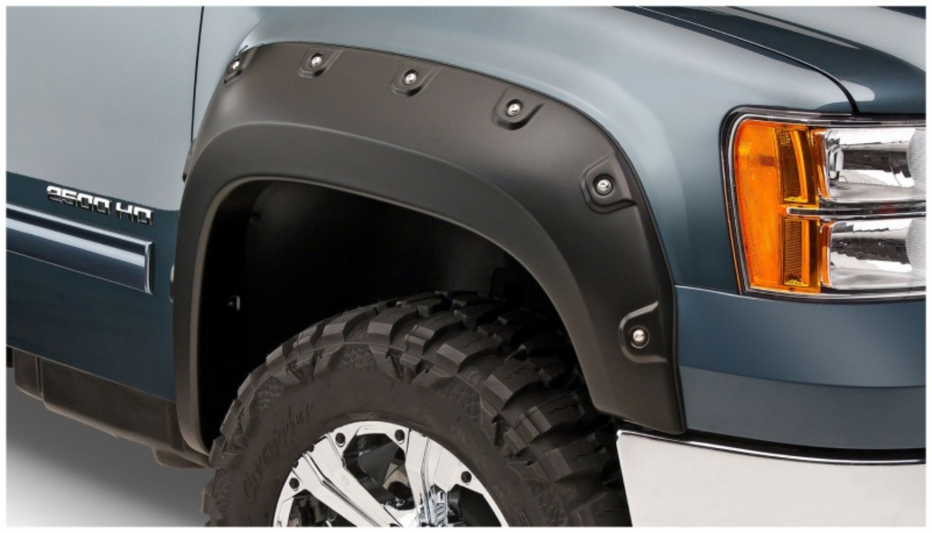 Picture of Bushwacker 11-14 GMC Sierra 2500 HD Boss Pocket Style Flares 2pc - Black