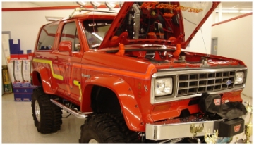Picture of Bushwacker 84-90 Ford Bronco II Cutout Style Flares 2pc - Black