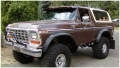 Picture of Bushwacker 78-79 Ford Bronco Cutout Style Flares 2pc - Black