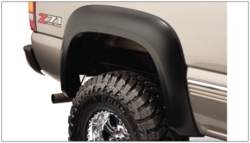 Picture of Bushwacker 07-07 Chevy Silverado 1500 Classic Fleetside Extend-A-Fender Style Flares 2pc - Black