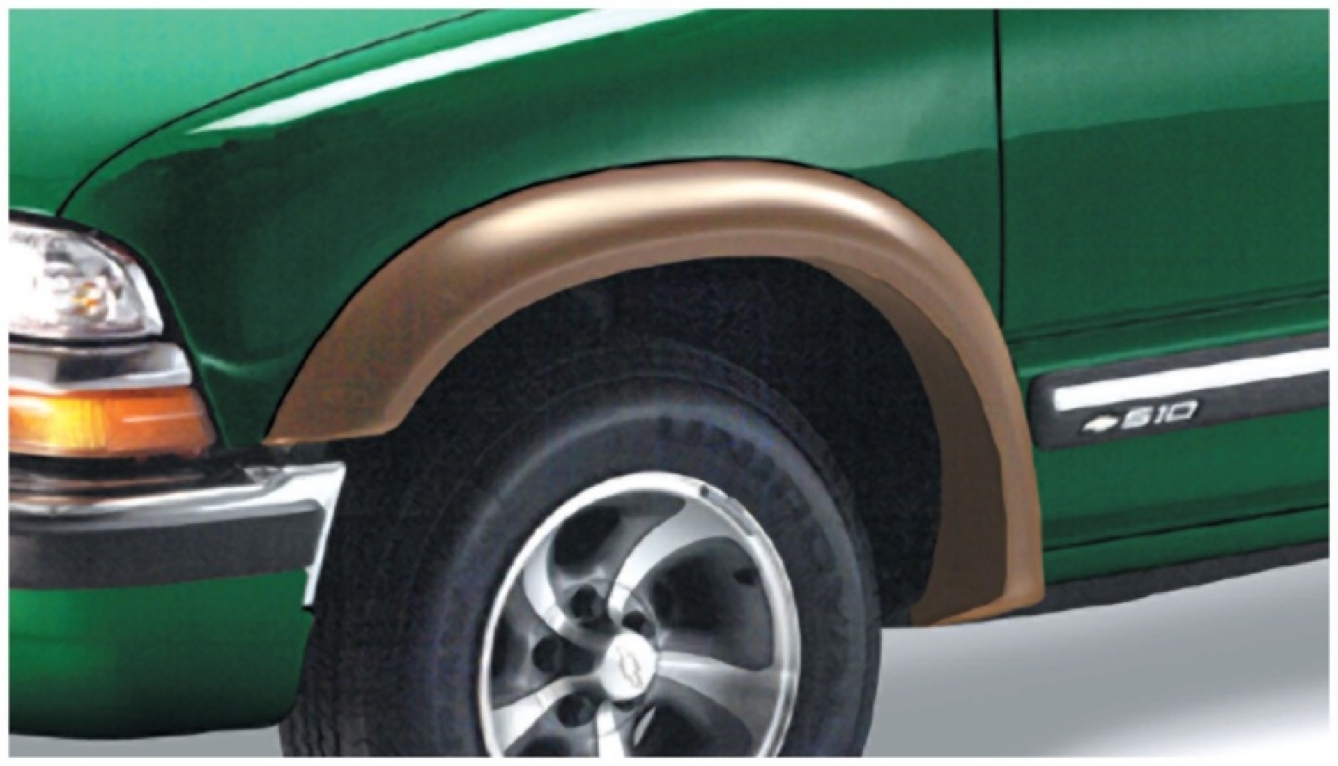 Picture of Bushwacker 94-03 Chevy S10 Extend-A-Fender Style Flares 2pc Excludes ZR2 Flare Package - Black