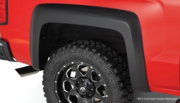 Picture of Bushwacker 15-18 Chevy Silverado 2500 HD Fleetside Extend-A-Fender Style Flares 2pc - Black