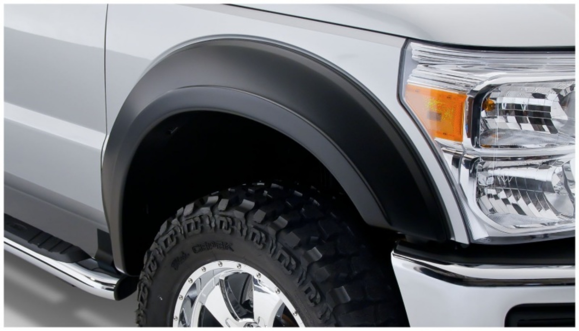Picture of Bushwacker 11-16 Ford F-250 Super Duty Styleside Extend-A-Fender Style Flares 2pc - Black