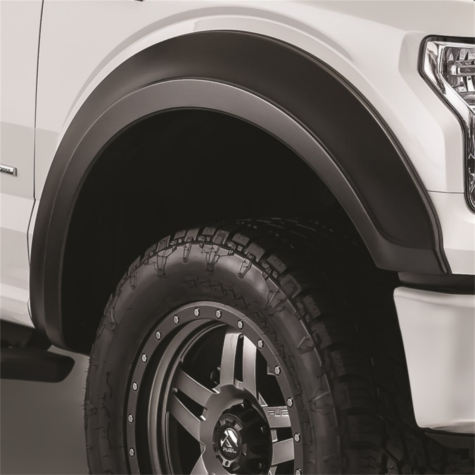 Picture of Bushwacker 17-18 Ford F-250 Super Duty Extend-A-Fender Style Flares 2pc - Black